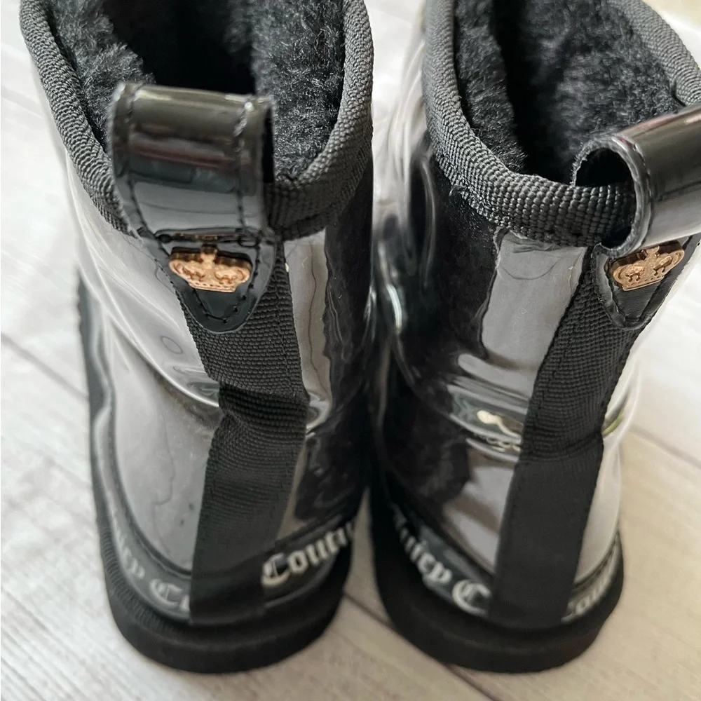 Juicy Couture black little girls boots sz 3